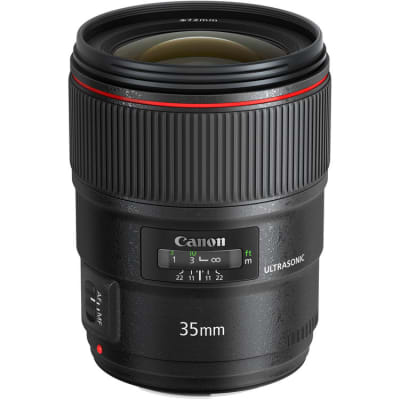 Canon EF 35mm f/1.4L USM Wideangle Prime Lens for Canon DSLR Camera